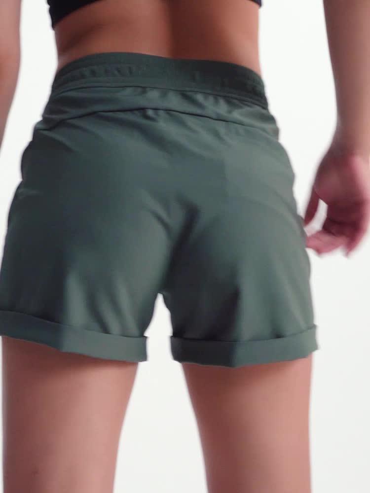 Free Shipping Items Women Nylon Spandex Shorts Running Shorts With Pocket Buy Women Spandex