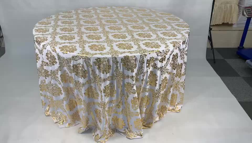 Wholesale Damask Round Table Clothes Fancy Table Coverfabric Buy