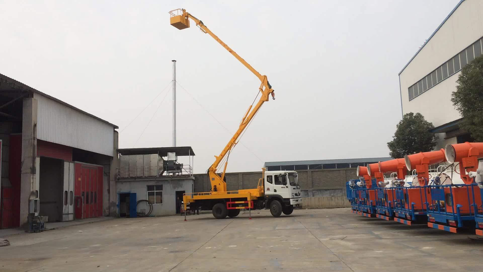 22m New Hydraulic Lifting Platform Truck Mounted Aerial Working
