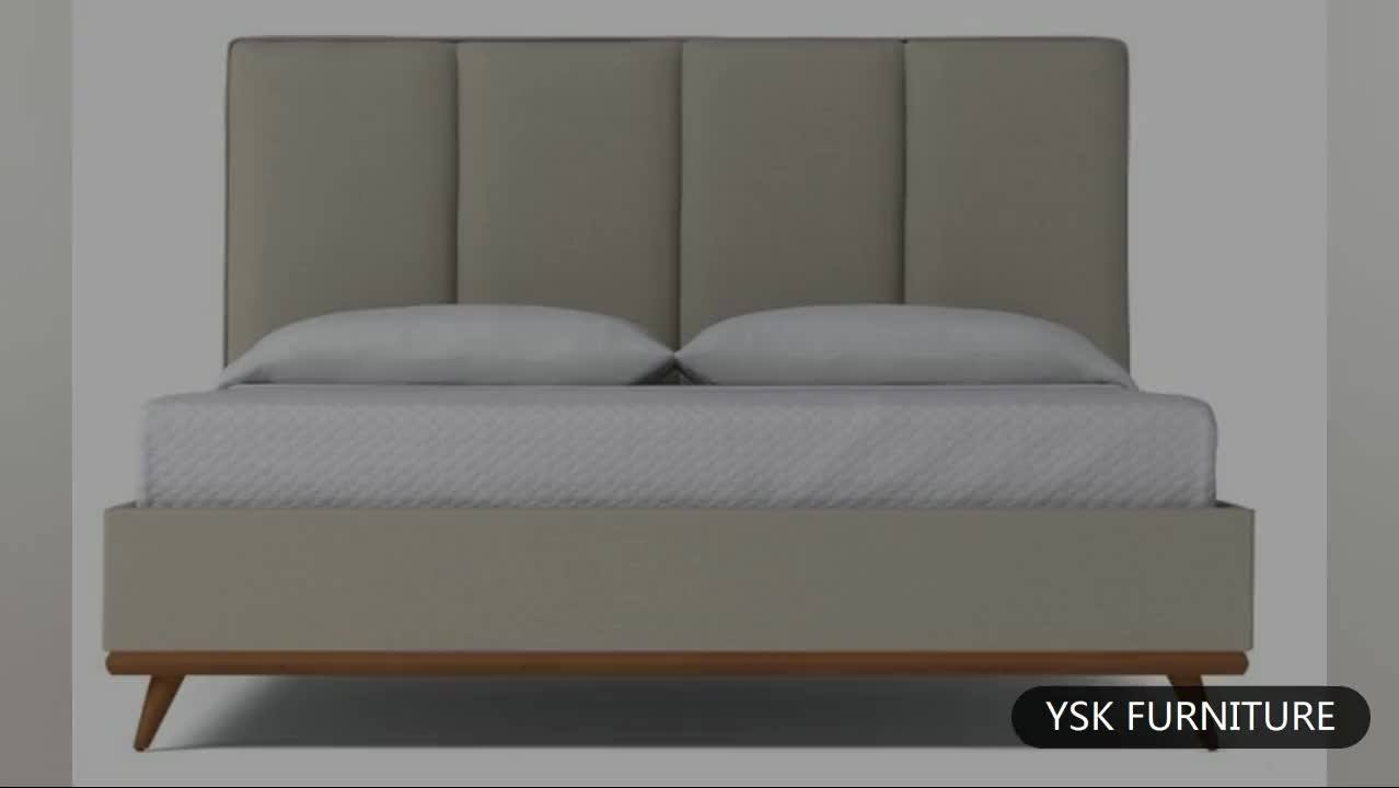 Be167 Stylish Holiday Hotel Luxury Double Bed Room Bed Customized