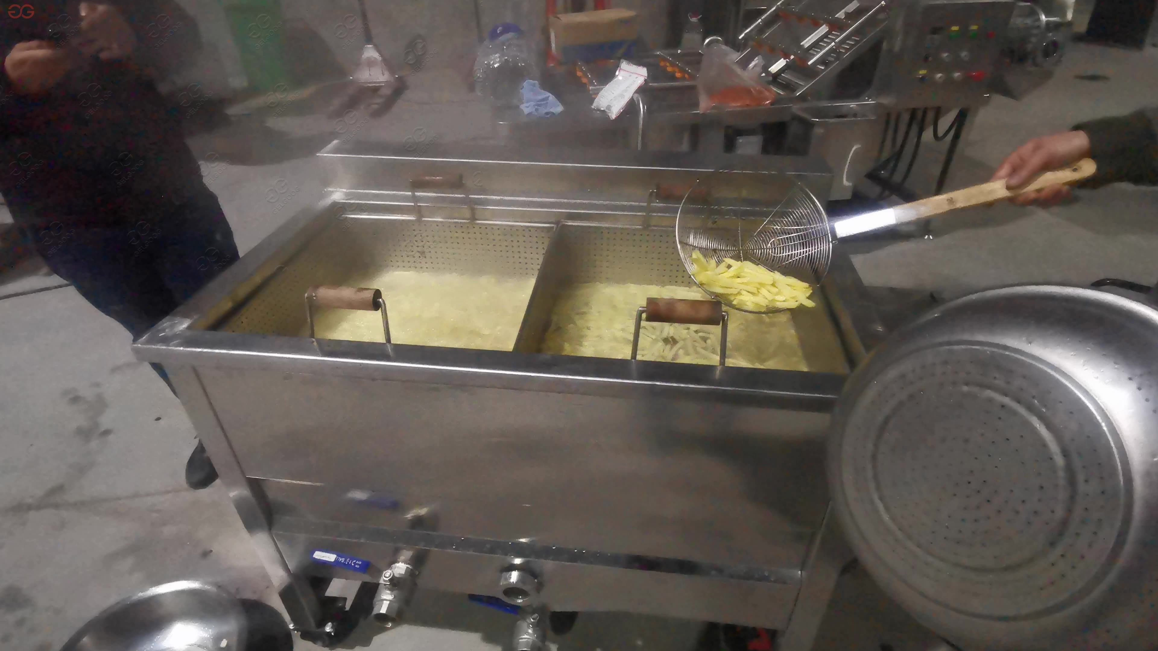 Ggzkd4 Commercial Chicken Wing Fryer Machine Fish Deep Frying