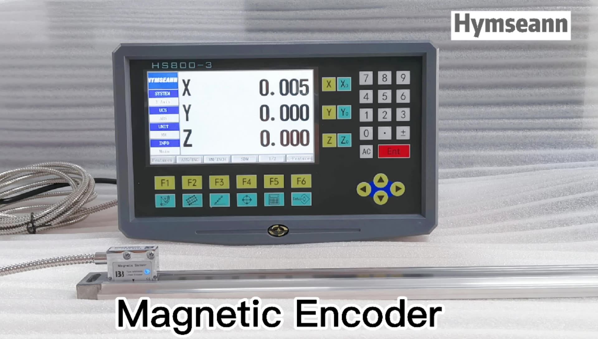 Encodeur Linéaire Magnétique Haute Précision 0,005 Mm - Pour Fraiseuse, Tour, Meuleuse - Lecteur MSR500 - 10