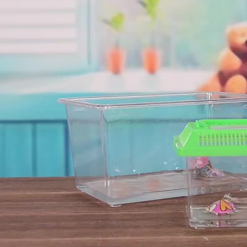Portable Plastic Goldfish Bowl Aquariums Accessories Great For Small