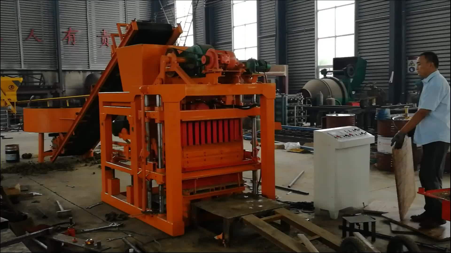 Qtj4-28 Concrete Block Making Machine Fly Ash Brick Machine In Cameroon