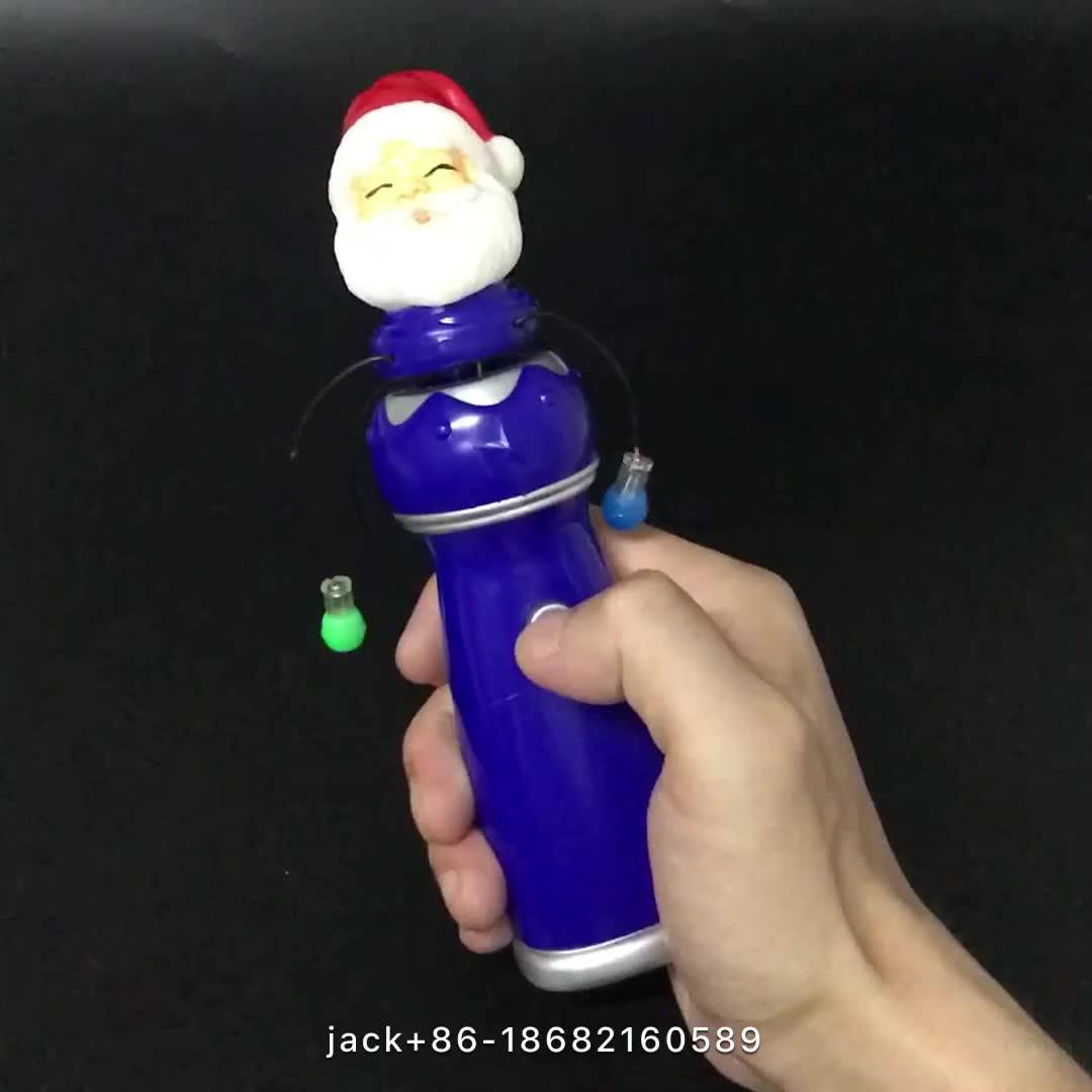 Christmas Decoration Flashing Spinning Ball Toy Light Up Led Spinning