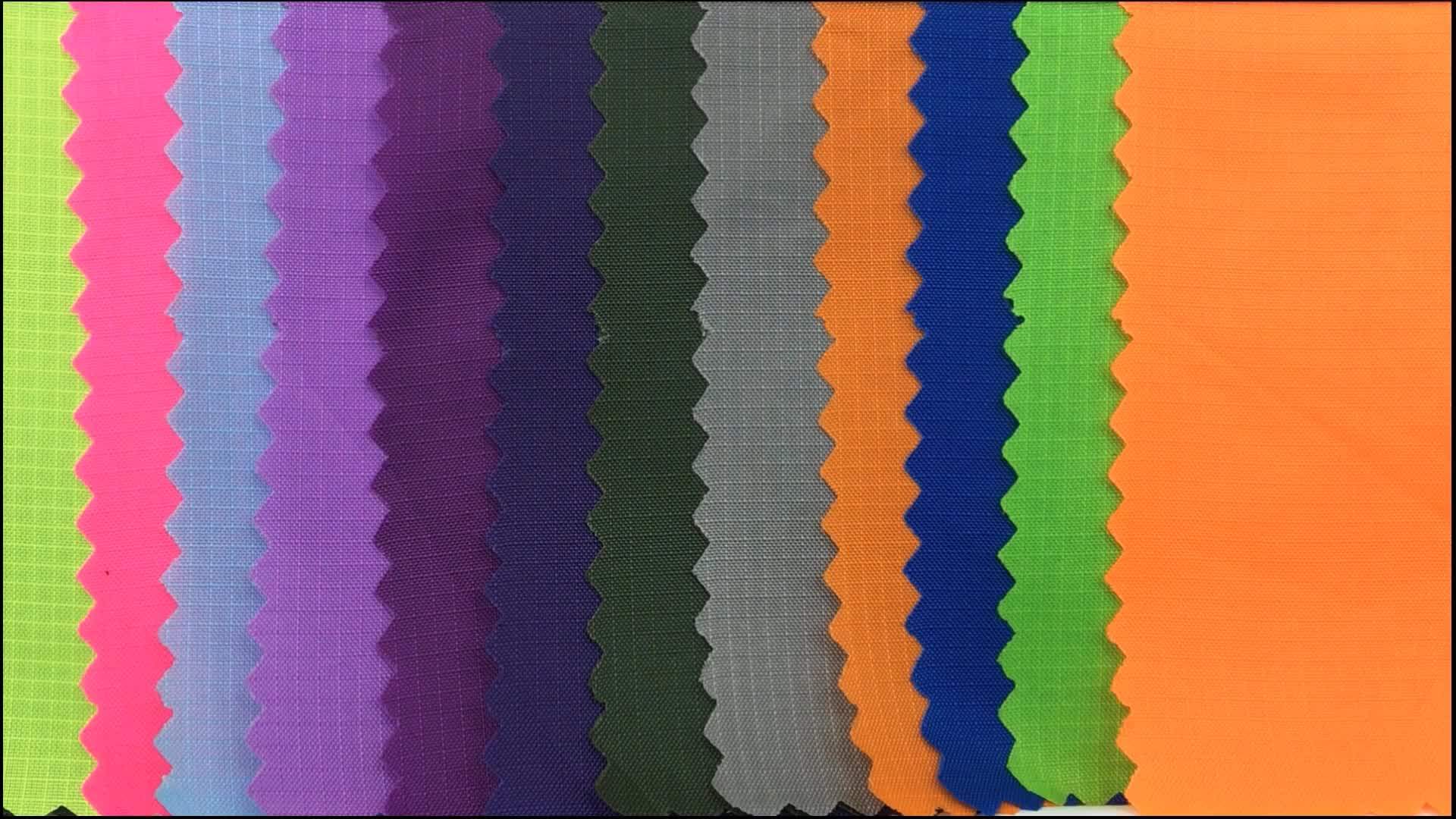 Plain Dyeing 210t 0.2cm Ripstop Nylon Taffeta Fabric With Pu Coated Or Uncoated Buy Plain