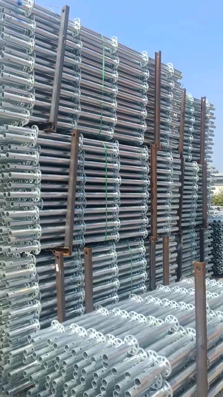 厂家直供盘扣式脚手架建筑工地工程架子管承插型热镀锌盘扣架子管-阿里巴巴