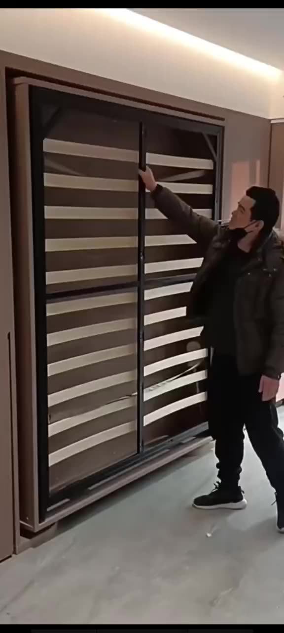 Multifunctional Rotating Hidden Wall Bed Folding Rotator Beds Bookcase