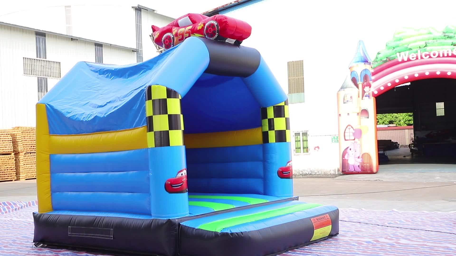 Crazy And Excited Air Bouncer Inflatable Trampolin And Inflatable