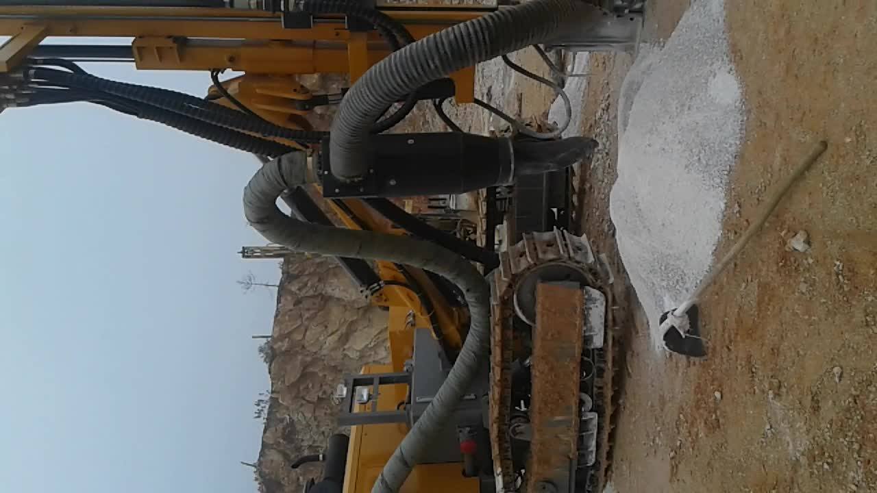 Portable And Powerful Design,Kw20 Cable Percussion Drilling Rig For