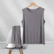 Men's Vest Shorts suit Modal Summer Cool Waistcoat Sunscreen Sports suit Sleeveless T-Shirt Shorts