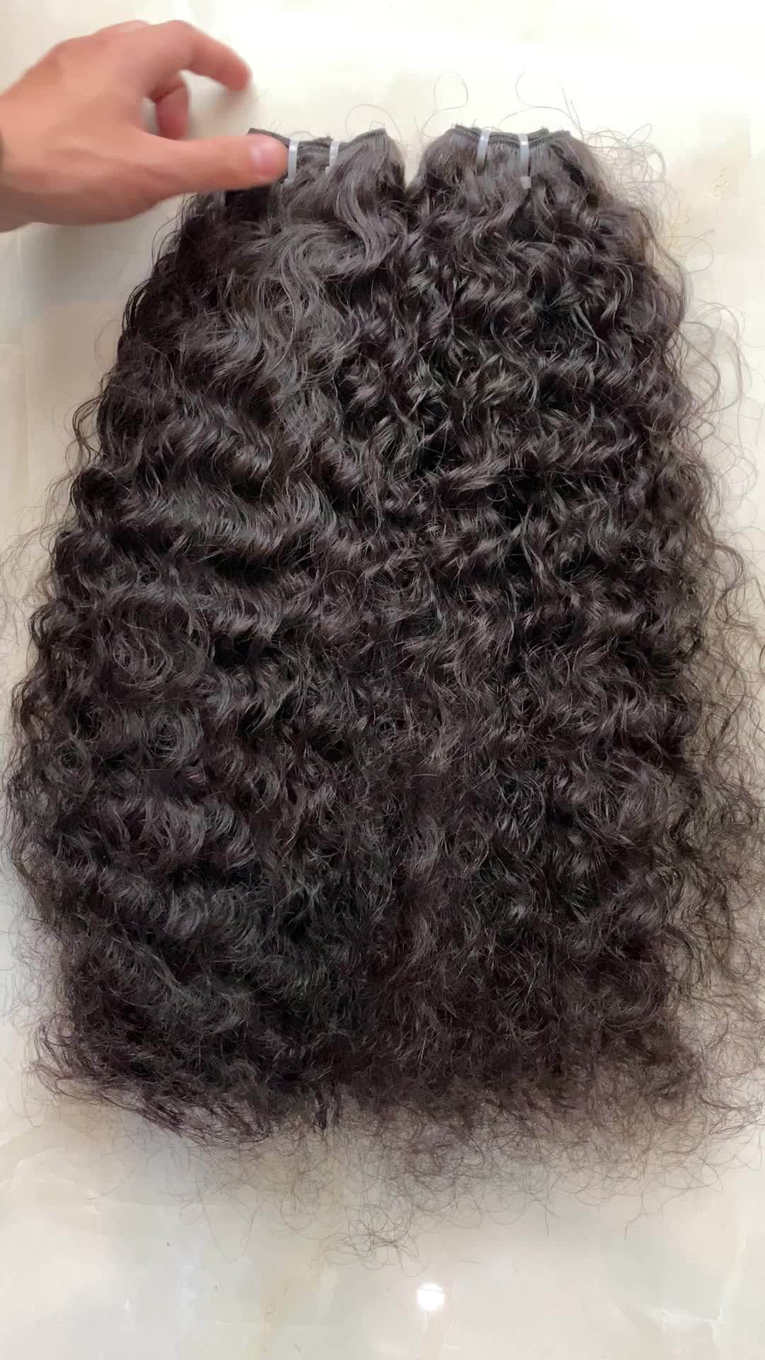 Raw Burmese Natural Curly Hair Vendors High Quality Burmese Curly