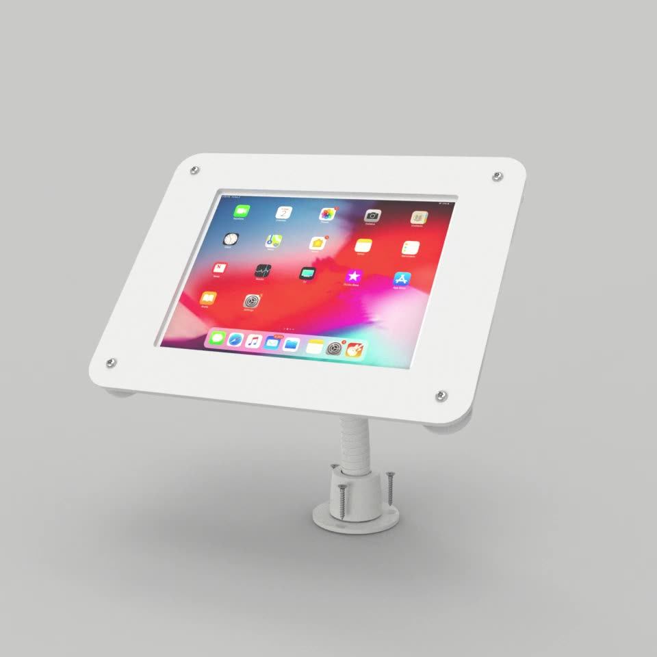 Lst04b Acrylic Counter Flex Desk Table Top Tablet Enclosure Kiosk