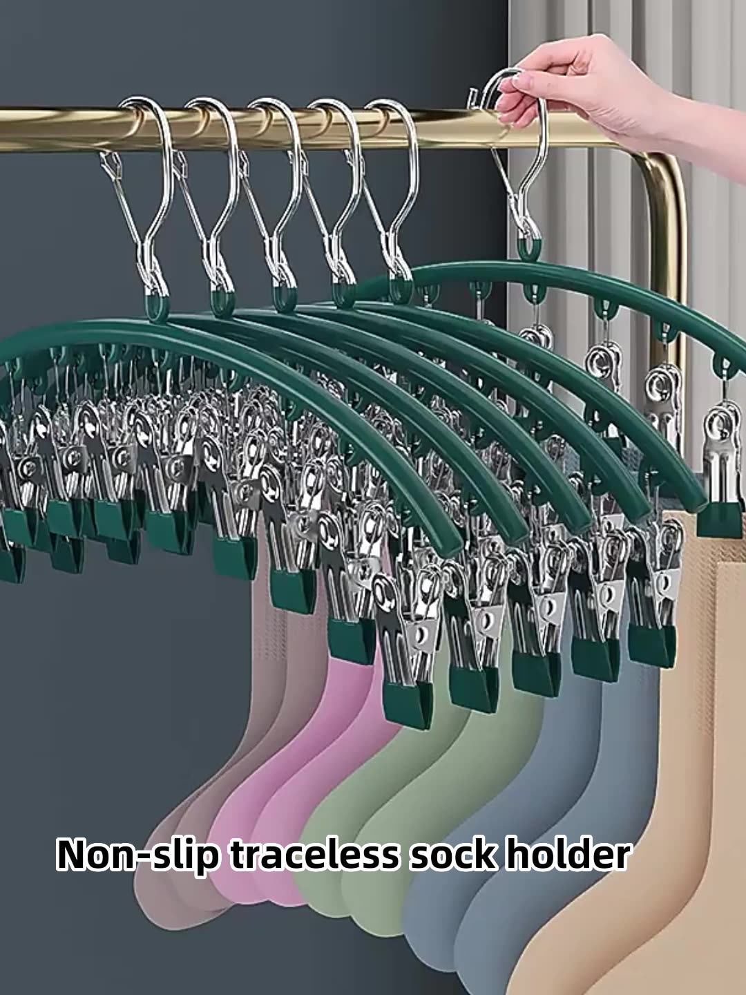 New Boutique Hanger Stand Multiclamp Of Balcony For Infants And Young Children Sock Hanger For