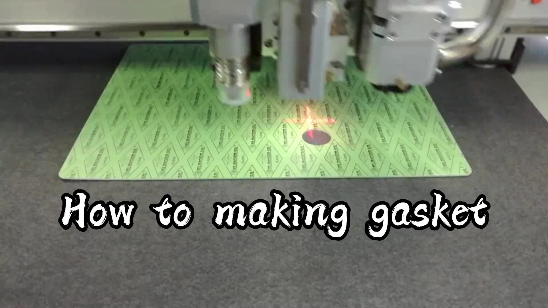 Iso9001 Certified Custom Gasket Cutting Machine With Oscillating Knife