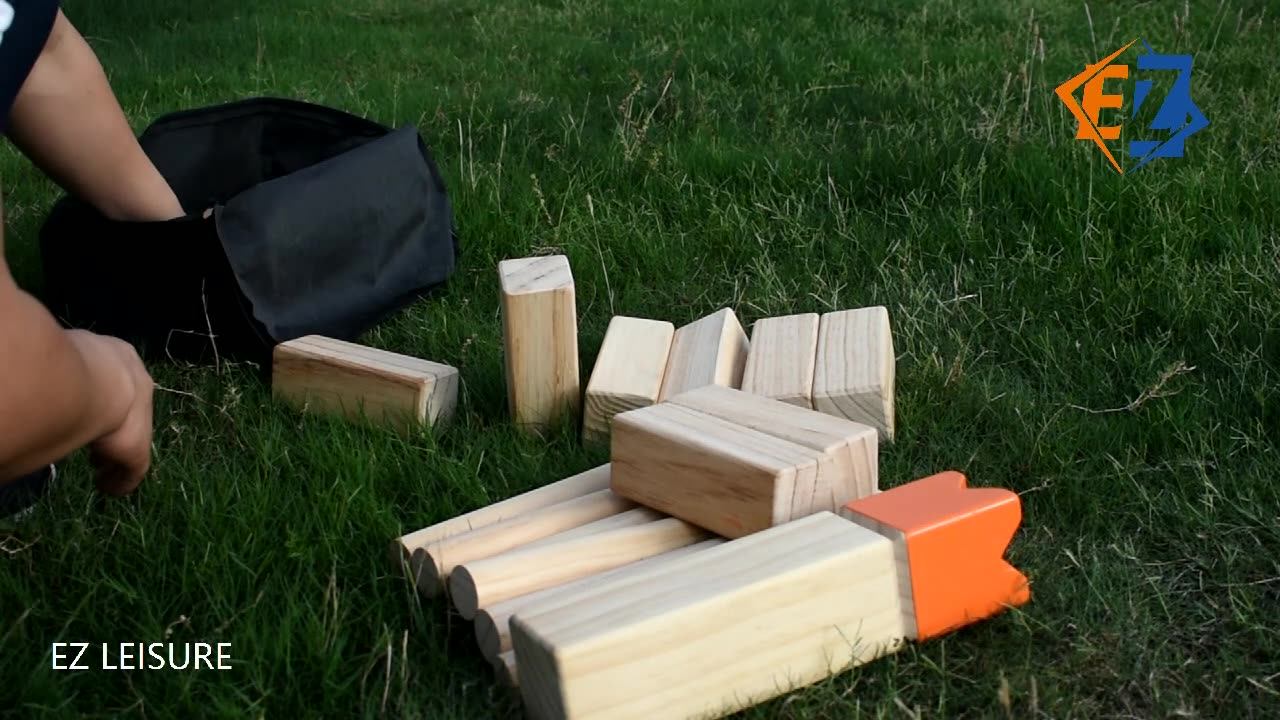 Outdoor Wooden Viking Kubb Lawn Game Buy Kubb,Wooden Viking Kubb Game,Kubb Lawn Game Product