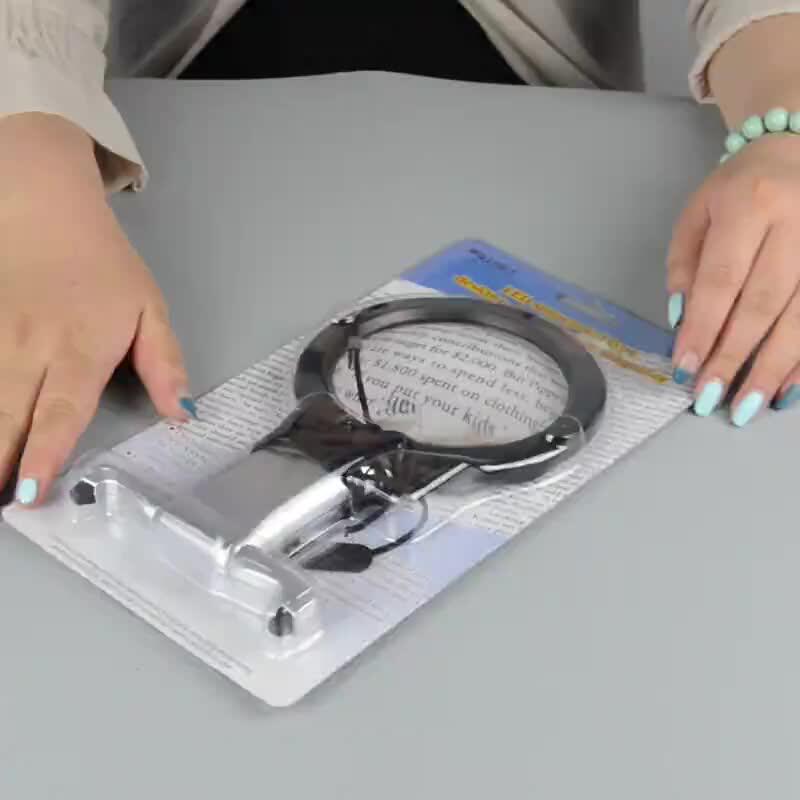 Hands Free Led Neck Cord Glass Magnifying 5x 2.25x Buy Magnifying