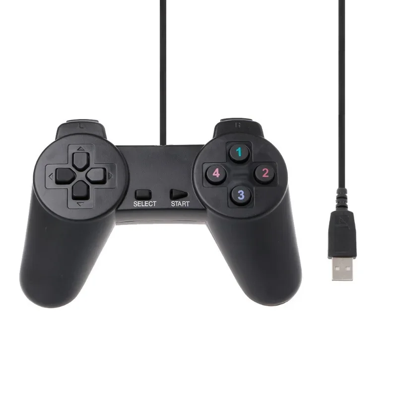 Wholesale game handle usb wired singles game handle PC computer game singles handle