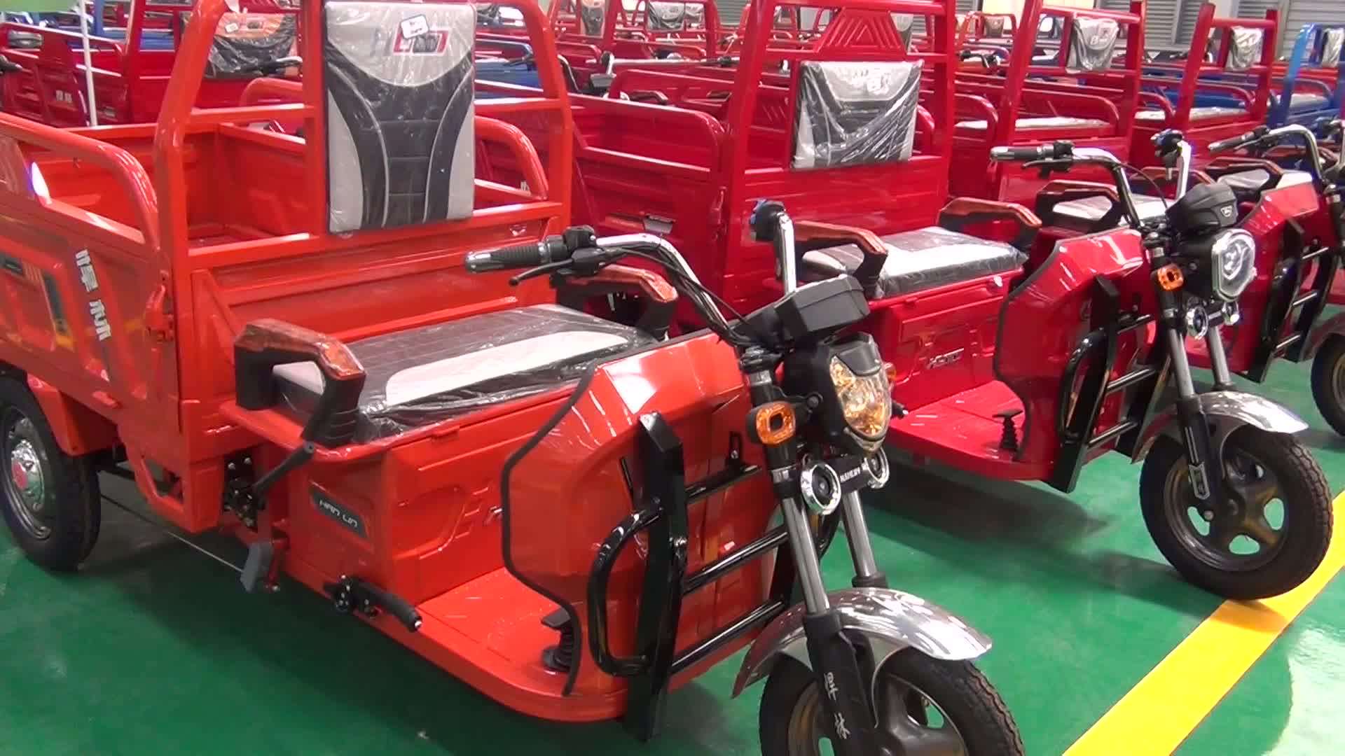 Farm Cargo Electric Tricycle/ Adult Electric Dump Tricycle For Cargo