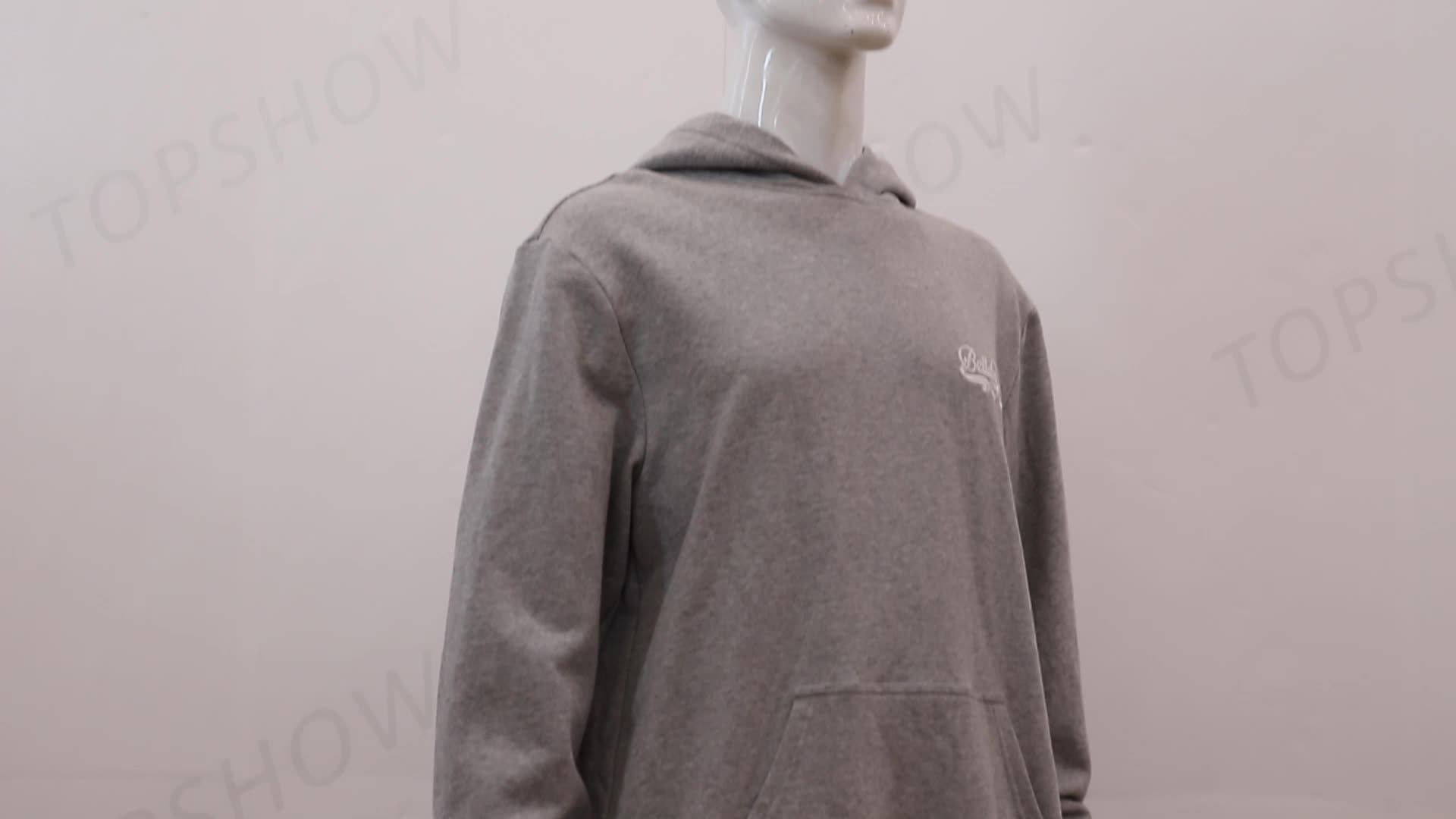 Oem Custom High Quality 100 Cotton Screen Printing Cropped Hoodies