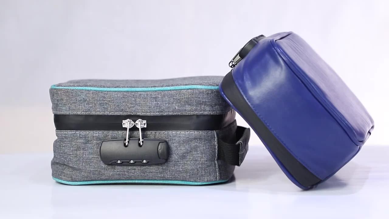 Carbon Lined Smell Proof Backpack With Combination Lock Odor Proof Bag