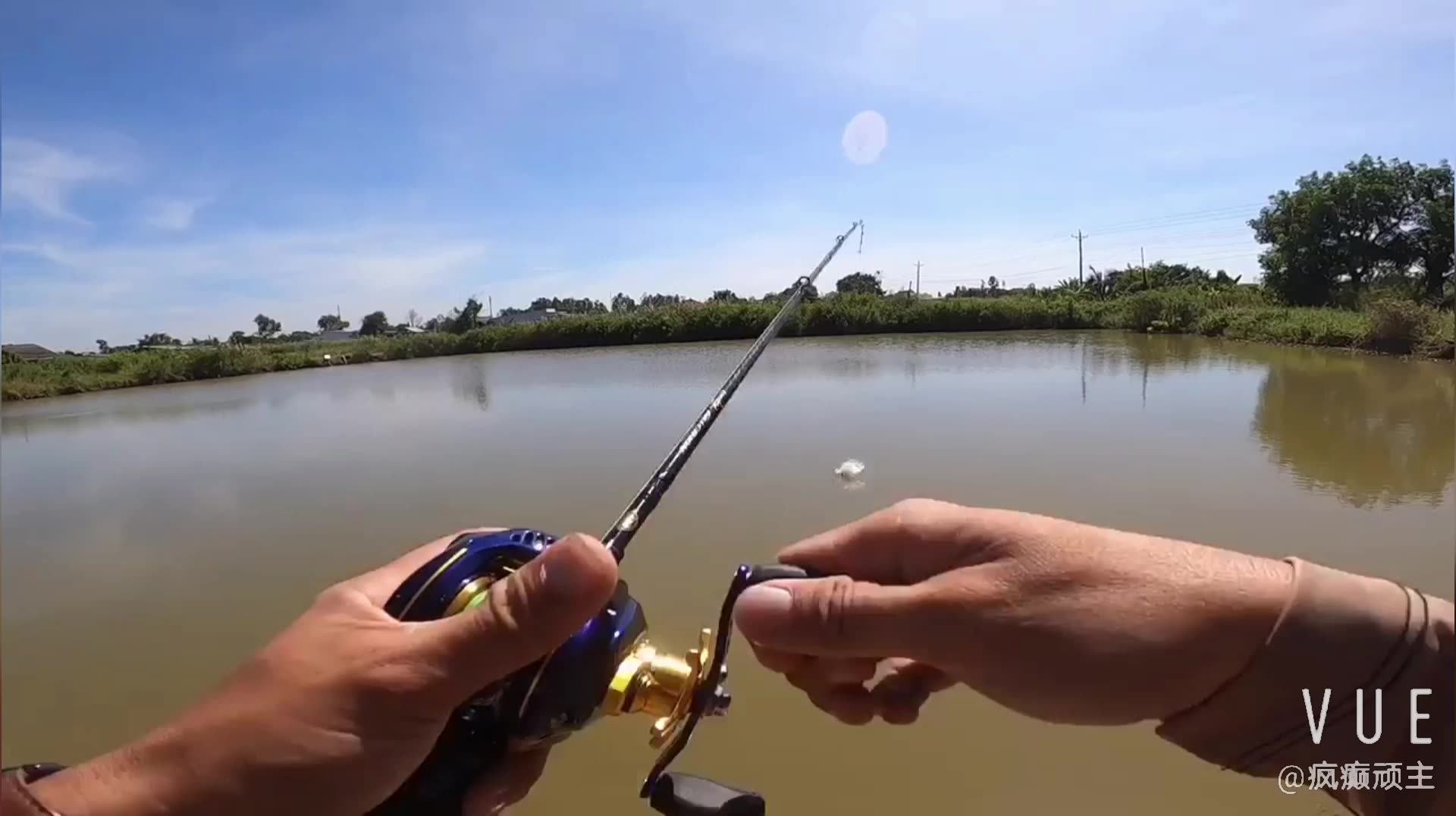 Wholesale 2 Sections Fishing Rods Carbon Fiber M Power 1.65m 1.8m 2.1m