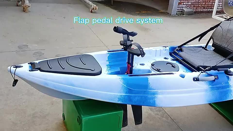 Hotwind 1 Person Cheap Price Fins Pedal Kayak Lldpe Material Single