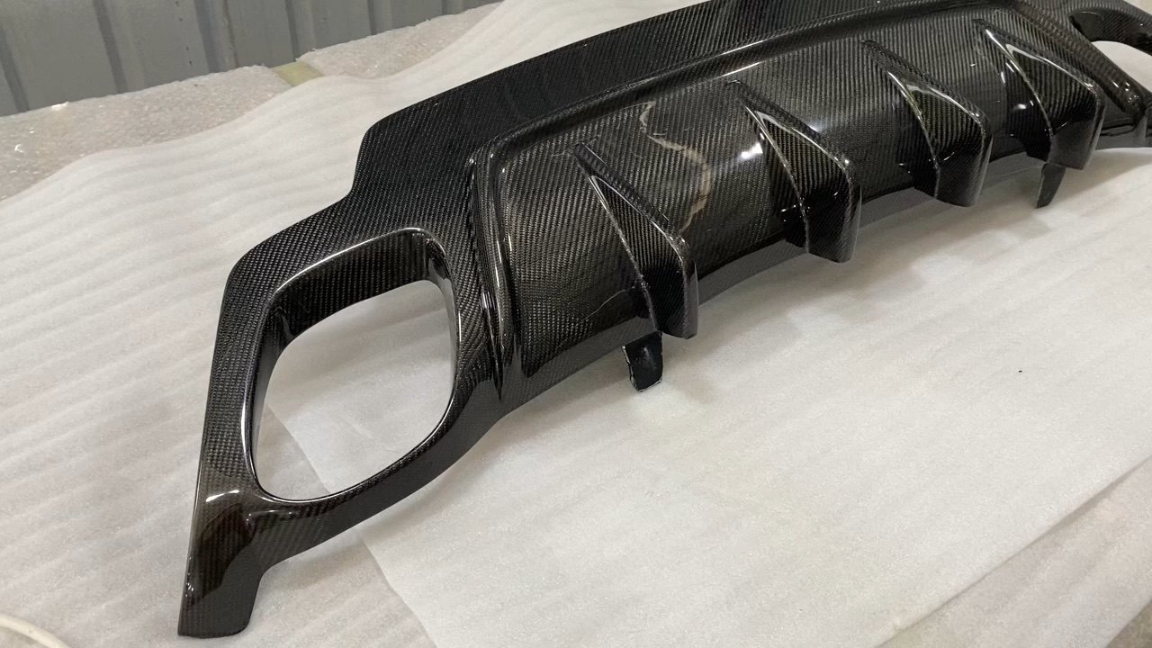 For 0612 Lexus Isf Upgraded Carbon Fiber Rear Diffuser Tms Style Rear Lip Spoiler Body Kit