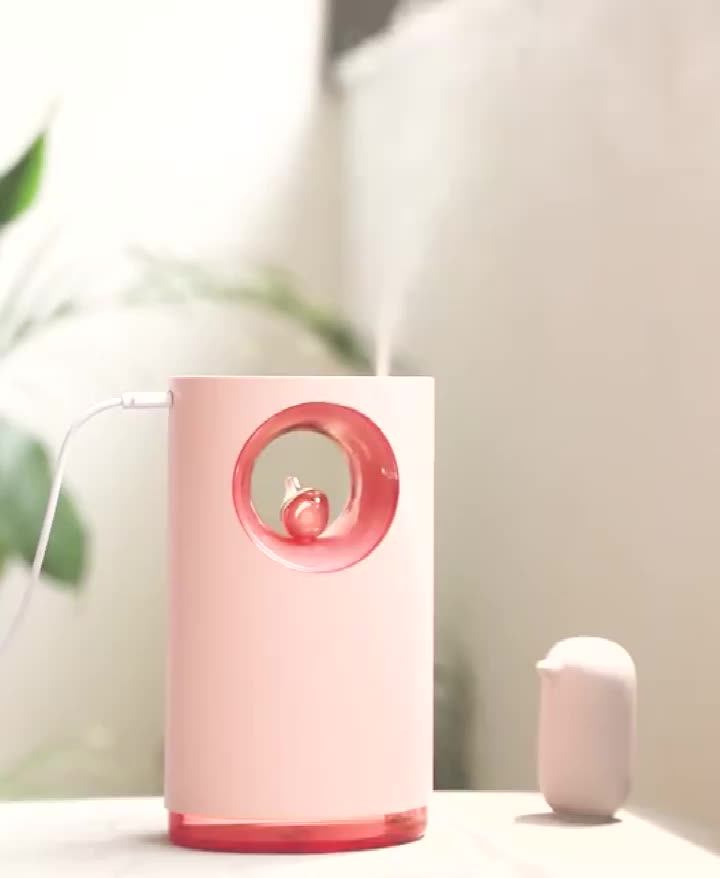 Hottest Music Bird Song Air Humidifier 400ml Night Light Baby Mini
