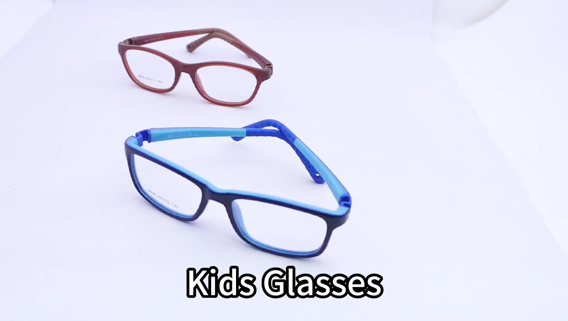 Kids Eyeglasses Plastic Flexible Anti Radiation Safety Protective Eye