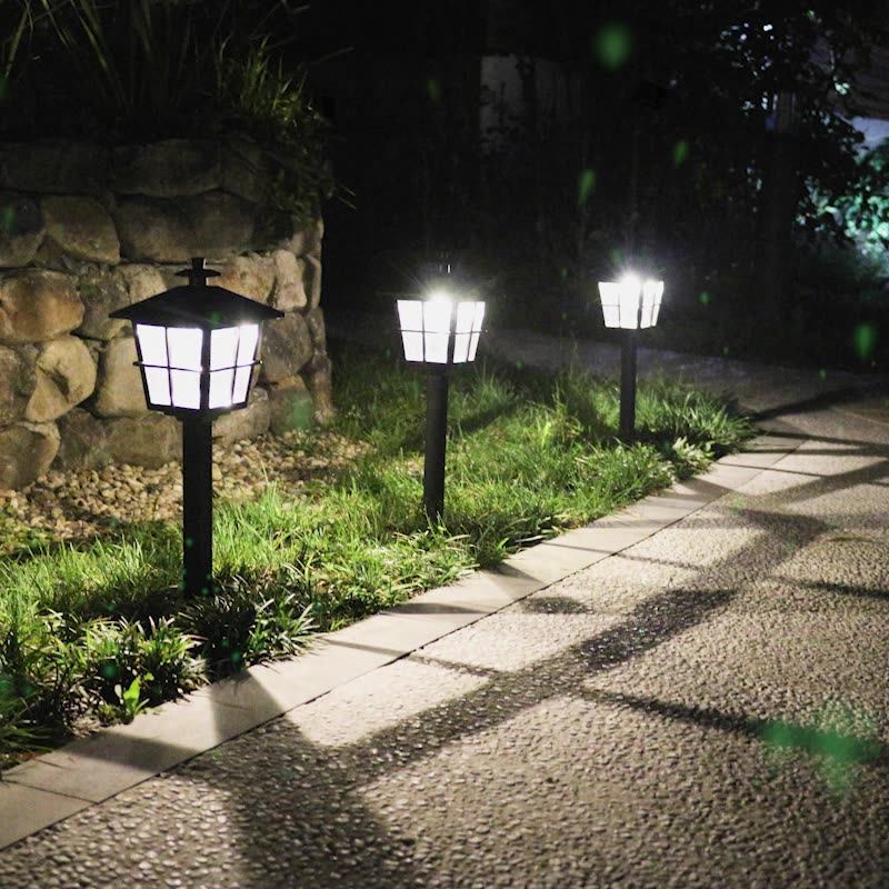 Loyal Yard Pathway Decoration Elegant Street Light Solar Solar Yard