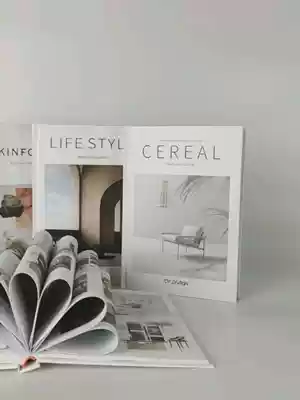 Hotel sample house display center Foreign language book color simple modern style model room Study English decoration simulation book decoration