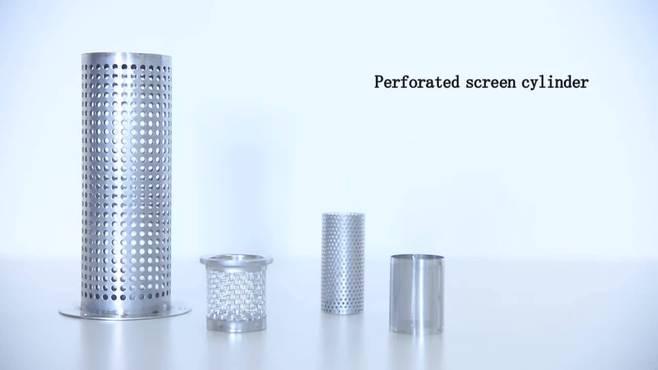 Custom 10 Micro Stainless Steel Water Filter Tube For Liquid Filtering