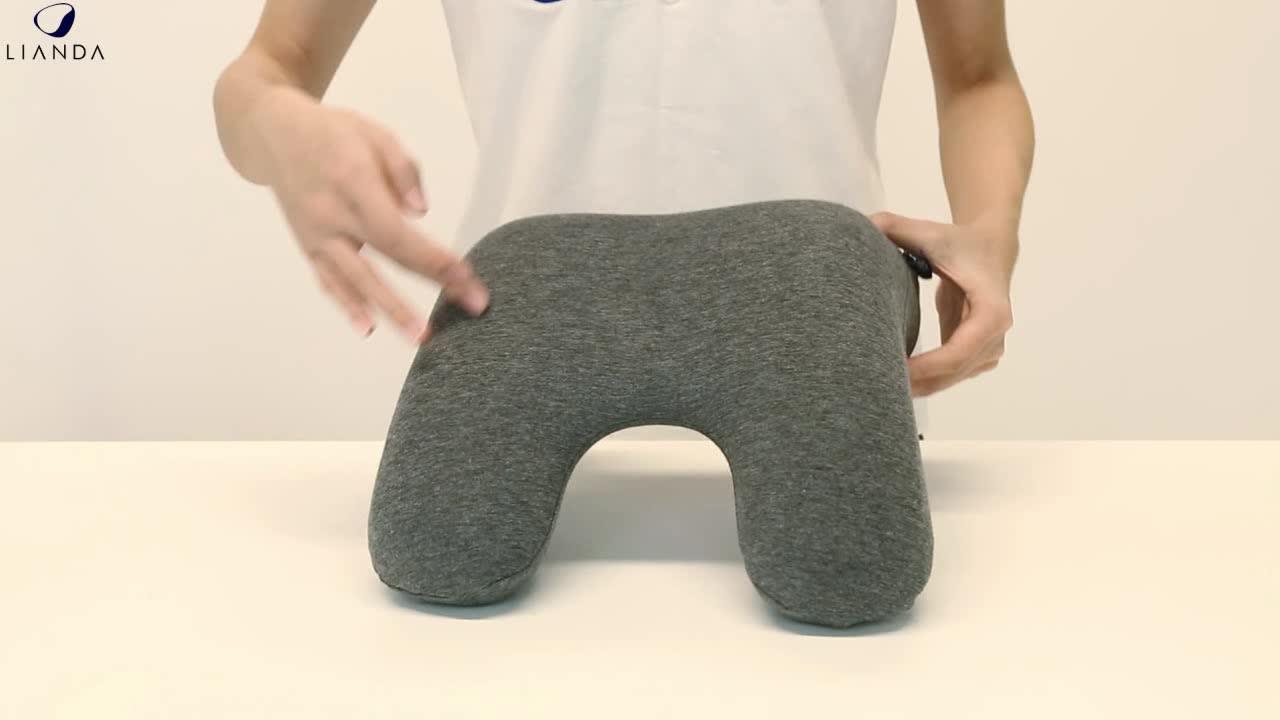 Portable Travel Pillow Custom Logo Memory Form Cooling Silicone Travel