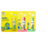 Frog Prince Childrens Hydrating Lip Balm Pomelo Strawberry Apple and Cherry flavors available