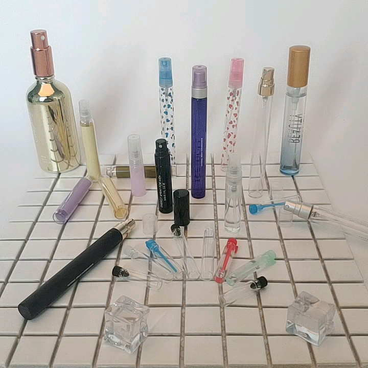 2ml/3ml/5ml Mini Glass Perfume Tester Sampler Vials With Sprayer