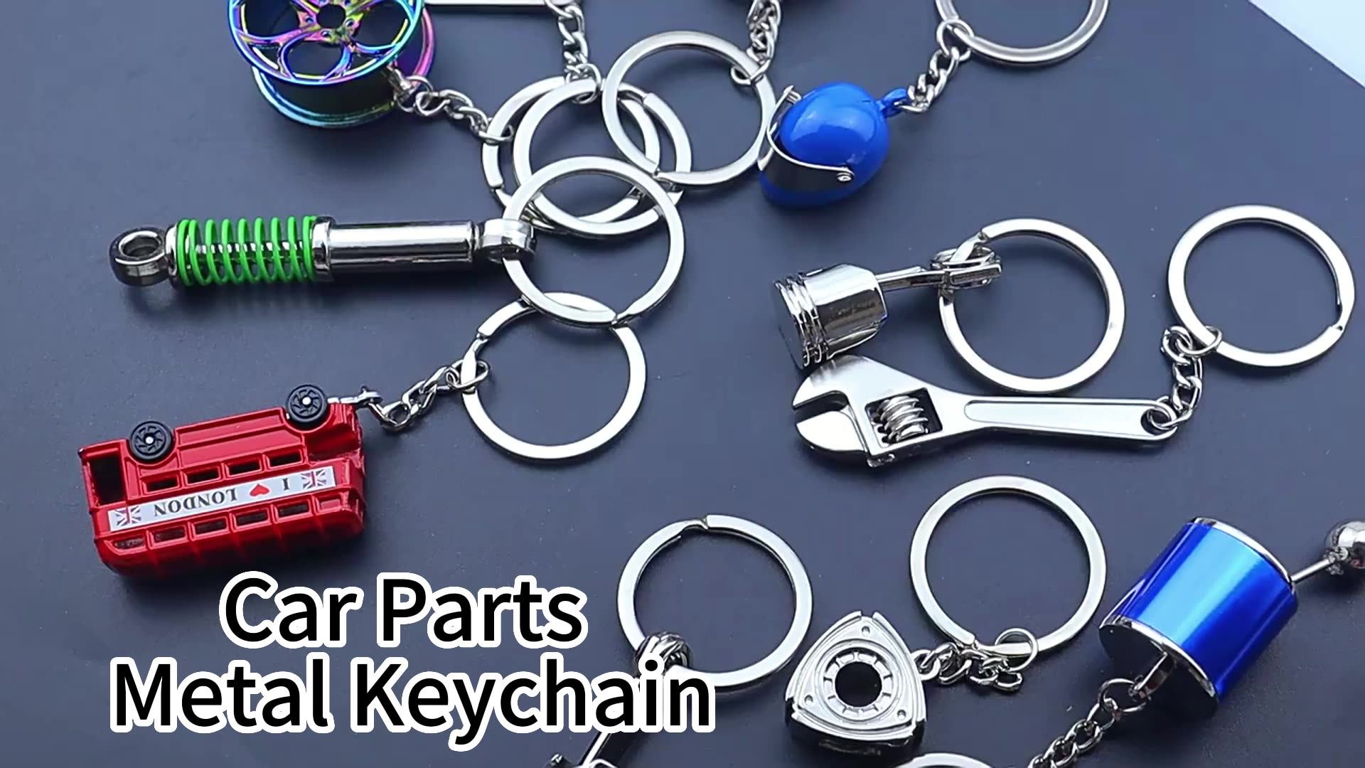 Wholesale Mini Funny 3d Car Parts Turbo Metal Wheel Hub Bag Spinner