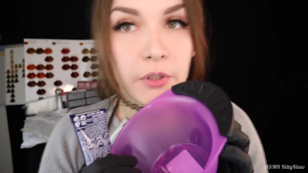 KittyKlaw吉蒂妹美发师给你做染发