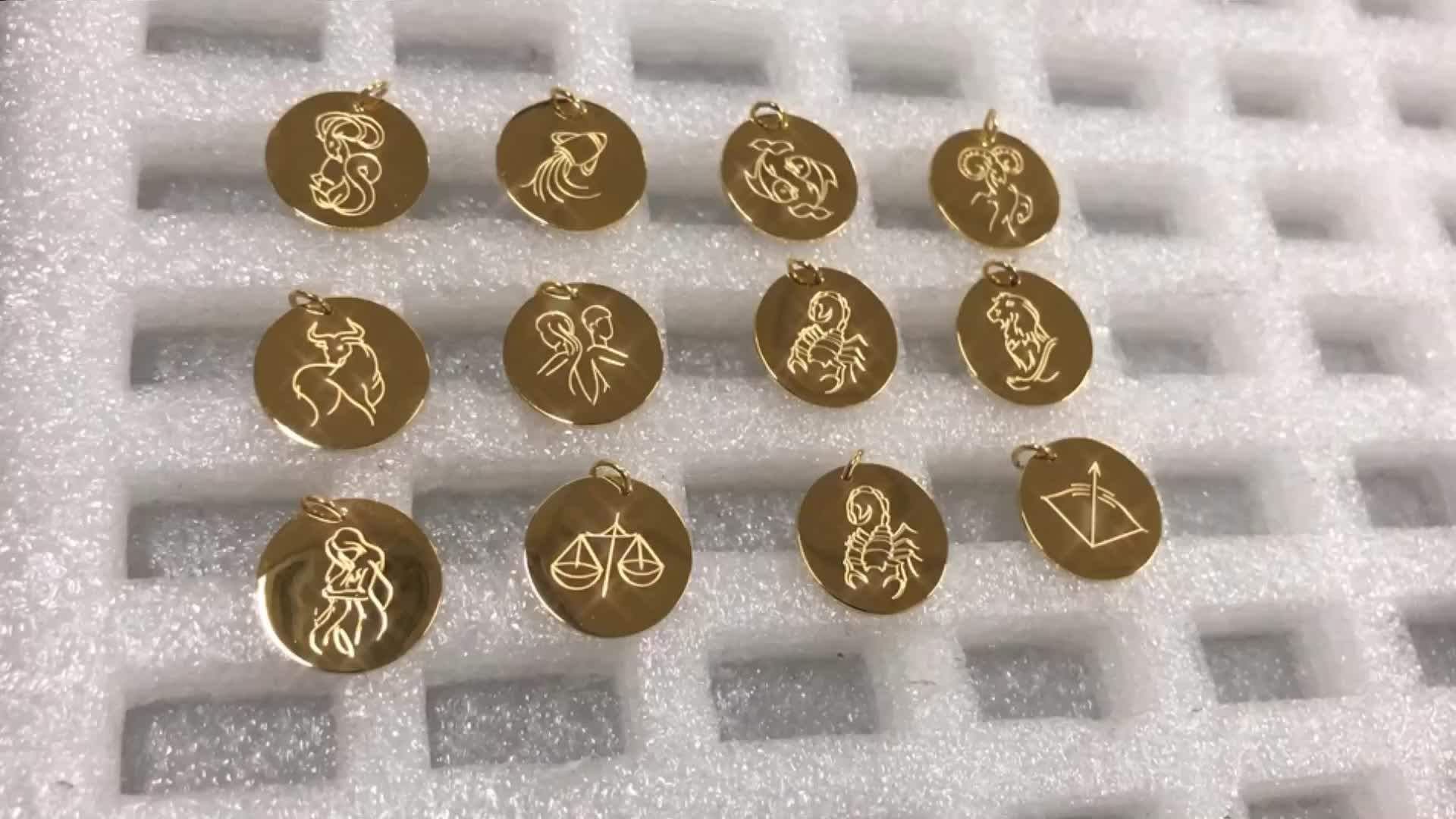 Stainless Steel Jewelry Manufacturer Gold Flower Mother Daughter