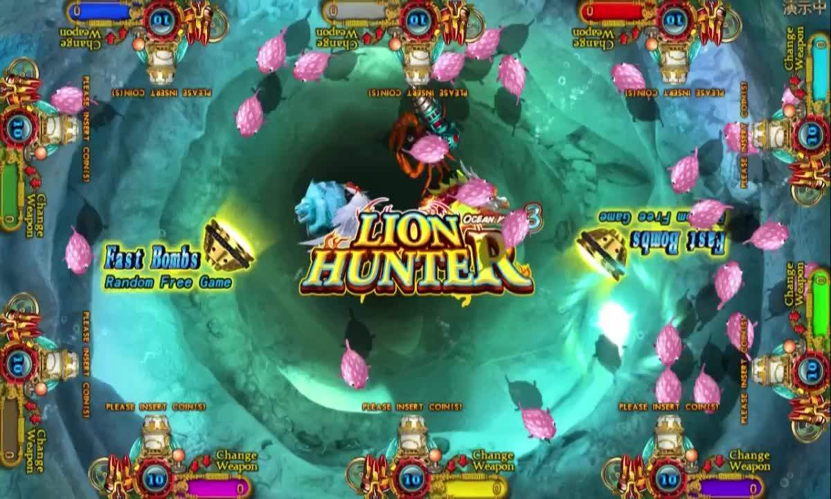 Lion Hunter Ocean Fish Game Fish Hunter Arcade Fishing Game Table Machine -  Buy Fish Game Table,Fishing Game Machine,Fish Game Product on Alibaba.com