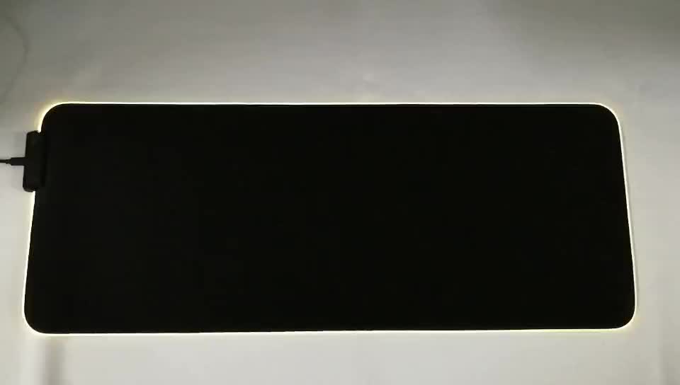 Custom Black Printed Usb Lighting Rgb Led Glowing Large Gaming Mouse