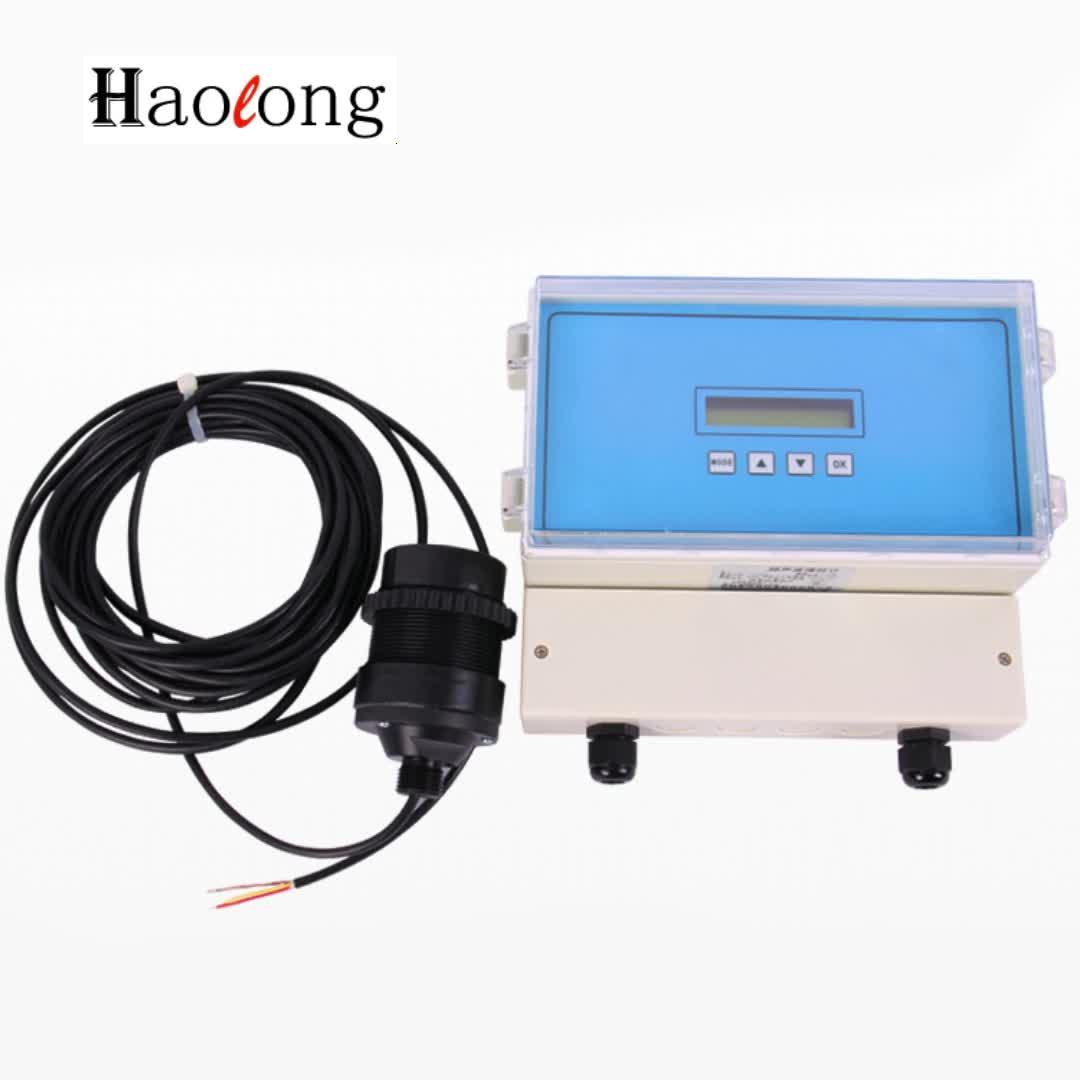 Hlulg201 420ma Two Relays Split Type Ultrasonic Water Level Gauge