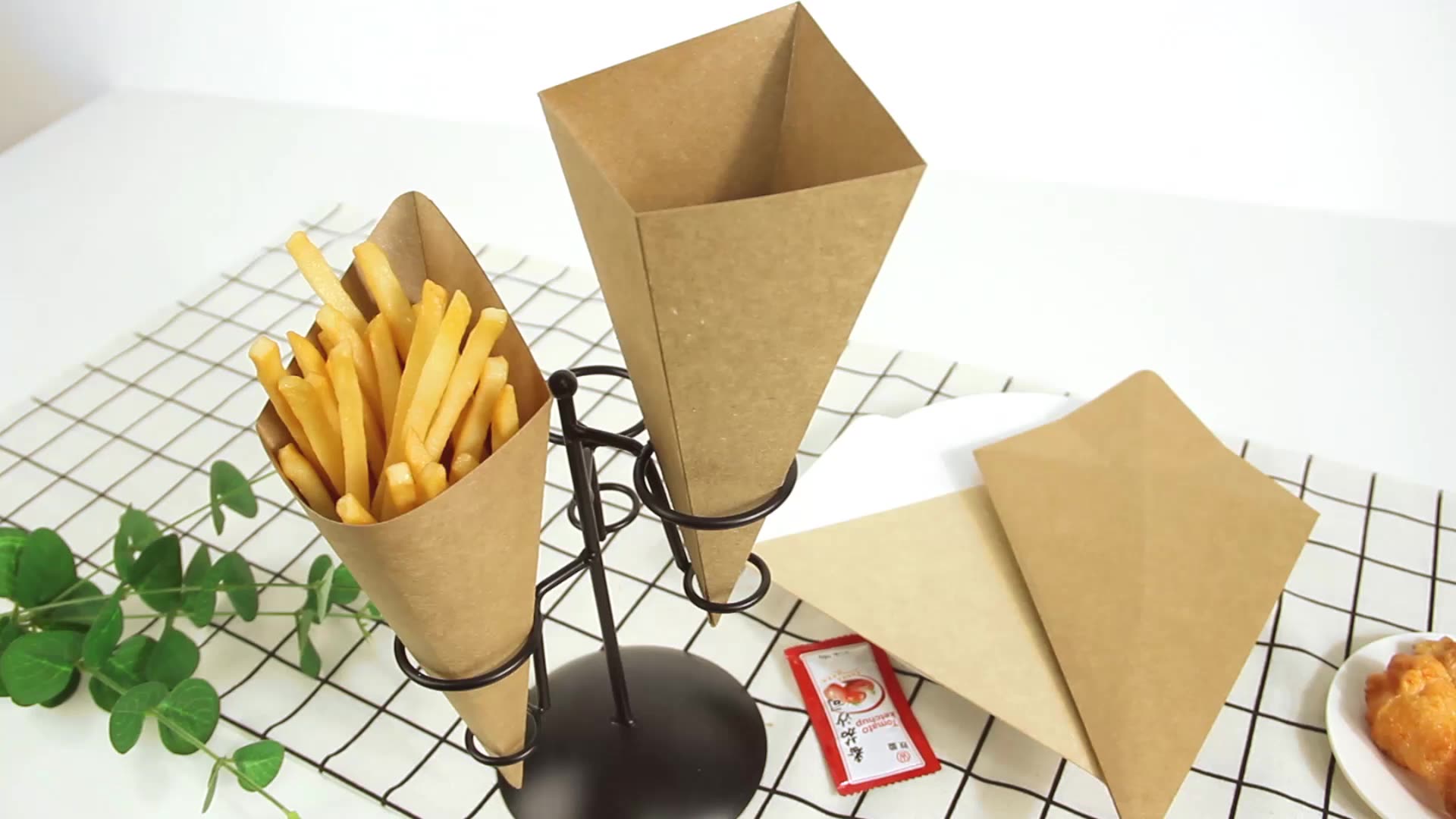 China Kraft Paper French Fries Box Cone Oil Proof Suppliers, Manufacturers  - Factory Direct Wholesale - GREENJOY