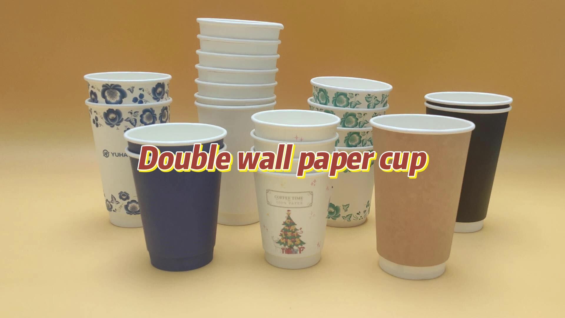 Oem Odm Disposable Double Wall Cups Supplier Custom Hot Coffee Paper ...