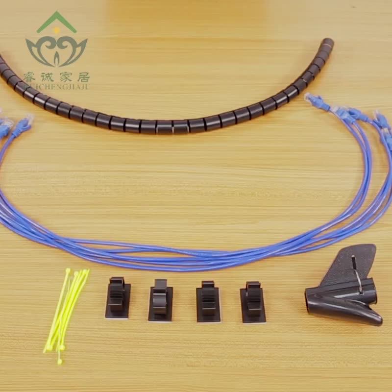 Zip Clip Cable Zipper Wire Wrap Cord Organizer Cable Tube Hider