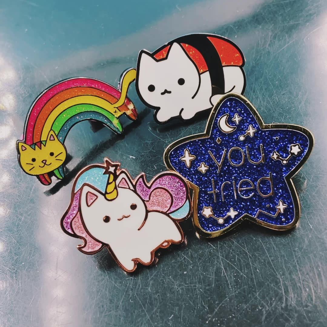 Custom Glitter Enamel Pin /hard Enamel Pin Custom Manufacturer China Buy Glitter Enamel Pin