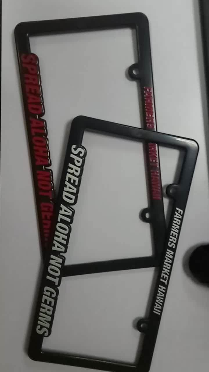 Goanywhere Vehicle Special Carbon Fiber/steel/plastic/zinc Alloy/aluminum Blank Black License