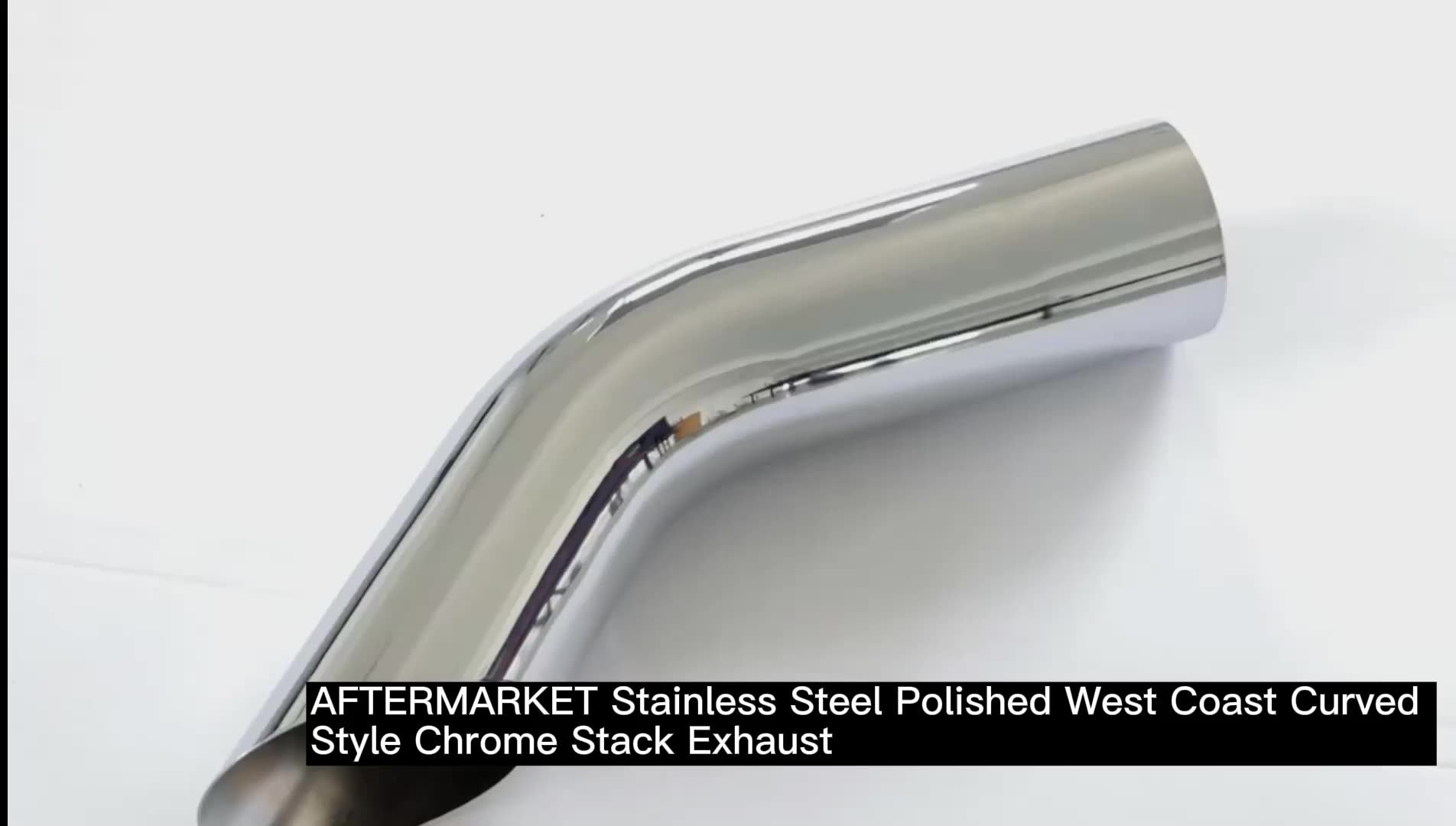 Aftermarket Stainless Steel Polished Aussie Style Chrome Stacks Exhaust