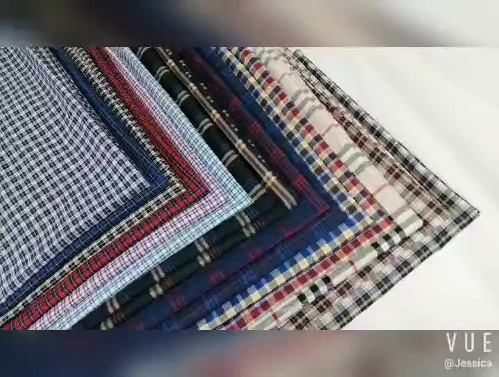 Shaoxing Textile Winter Stock Woven Shirt Shirting Fabric Karachi