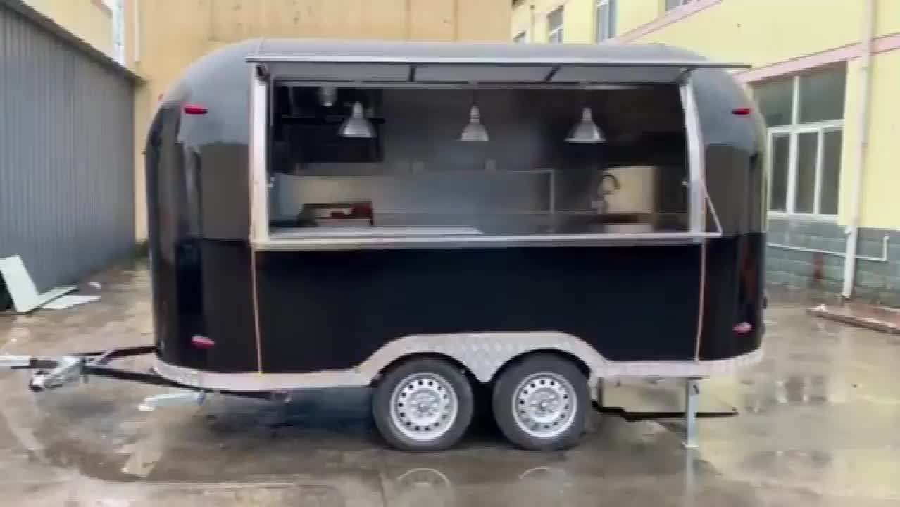 Electric Kitchen Caravan Cart Mobile Food Trailer Food Van Truck Buy